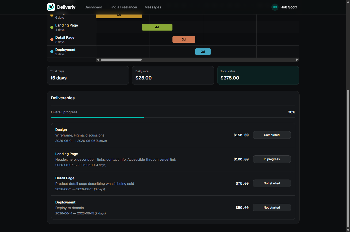Update Progress Client POV