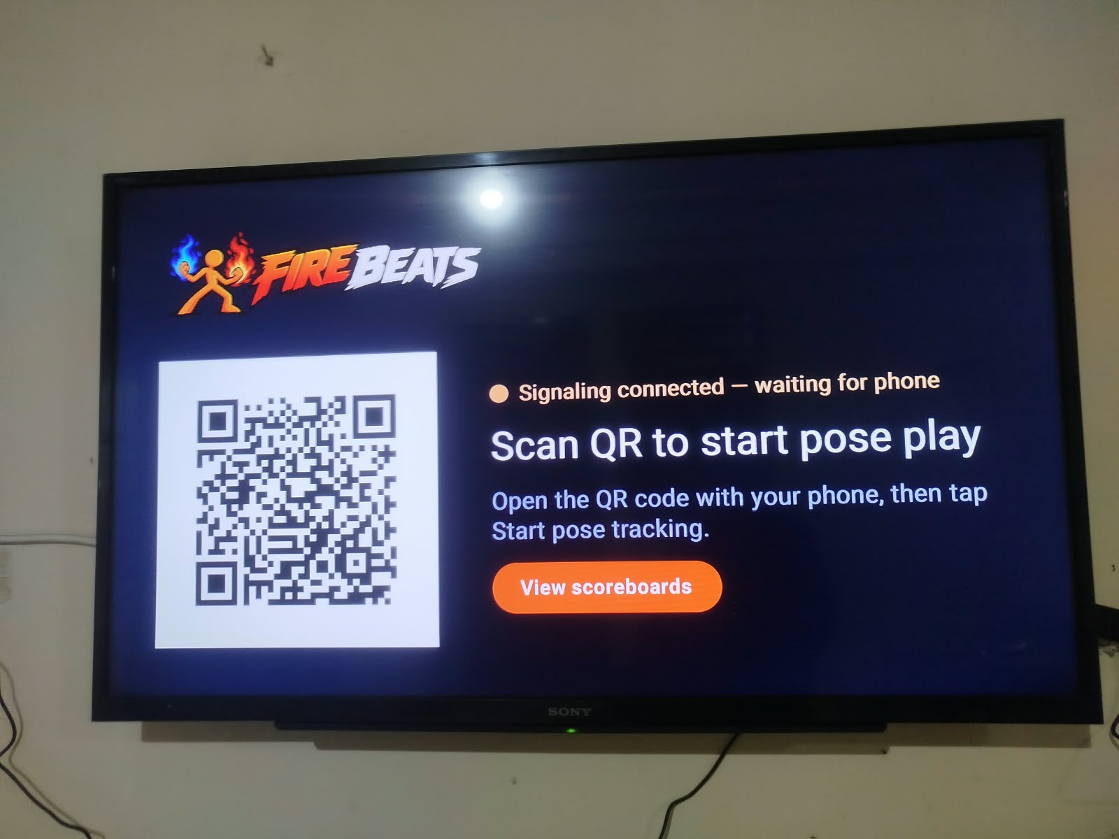 Scan Screen on TV