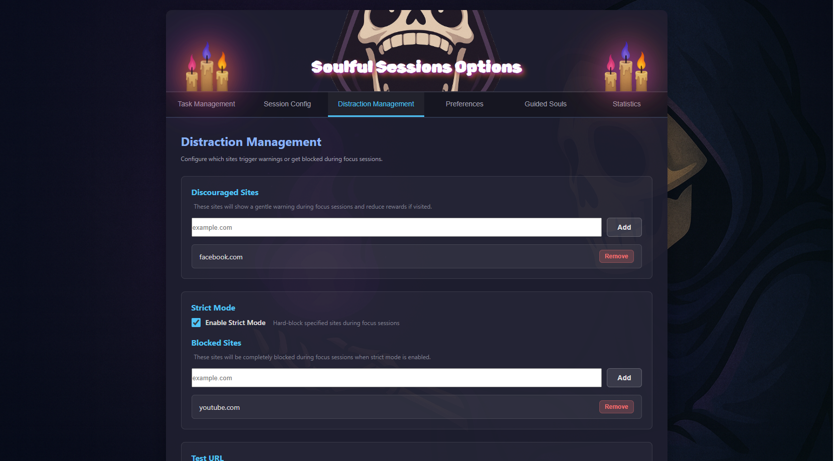 Distraction management